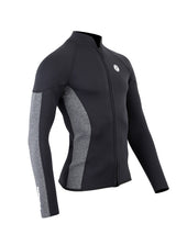 Two Bare Feet Perspective Full Zip 2.5mm Wetsuit Jacket (Black/Grey)