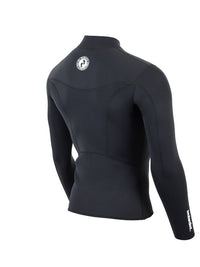 Two Bare Feet Mens Aspect Fleece Lined Zipless Thermal 2.5mm Superstretch Wetsuit Top (Black)
