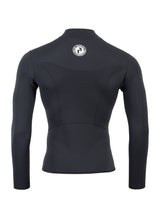 Two Bare Feet Mens Aspect Fleece Lined Zipless Thermal 2.5mm Superstretch Wetsuit Top & Shorts Set (Black)