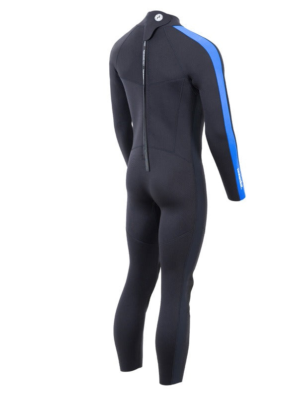 Two Bare Feet Flare 2.5mm Mens Superstretch Full Length Wetsuit (Blue)
