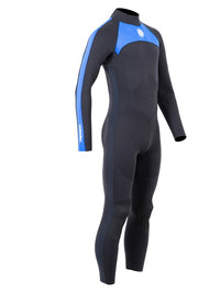 Two Bare Feet Flare 2.5mm Mens Superstretch Full Length Wetsuit (Blue)