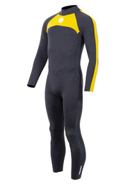 Two Bare Feet Flare 2.5mm Mens Superstretch Full Length Wetsuit (Yellow)