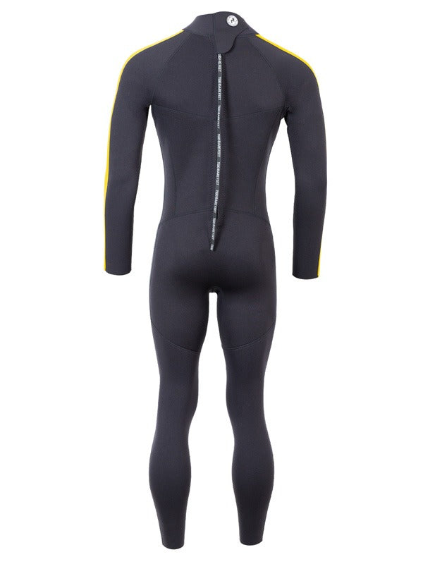 Two Bare Feet Flare 2.5mm Mens Superstretch Full Length Wetsuit (Yellow)