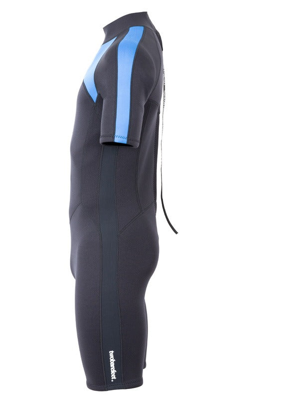 Two Bare Feet Flare 2.5mm Mens Superstretch Shorty Wetsuit (Blue)