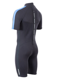 Two Bare Feet Flare 2.5mm Mens Superstretch Shorty Wetsuit (Blue)