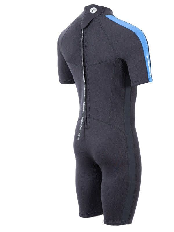 Two Bare Feet Flare 2.5mm Mens Superstretch Shorty Wetsuit (Blue)
