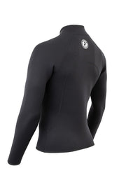 Heritage 3mm Full Zip Long Sleeve Wetsuit Jacket (Black)-3XL