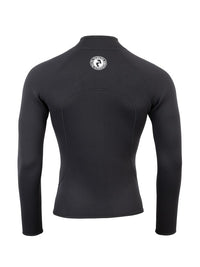 Heritage 3mm Full Zip Long Sleeve Wetsuit Jacket (Black)-3XL