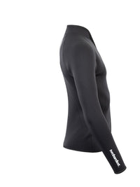 Heritage 3mm Full Zip Long Sleeve Wetsuit Jacket (Black)-XS