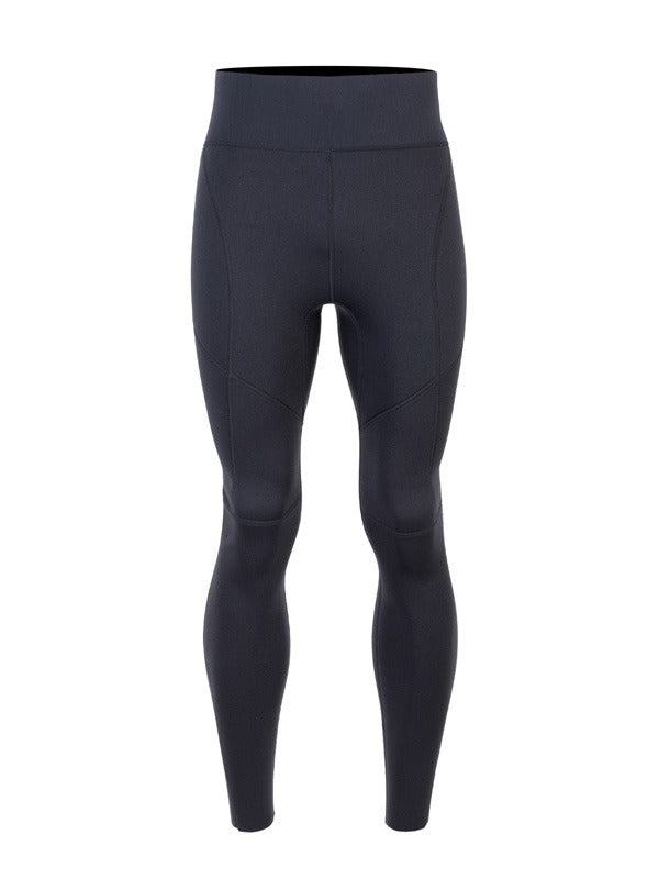 Two Bare Feet Mens Heritage Half Zip 3mm Wetsuit Jacket & Pants Set (Black)
