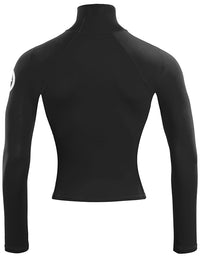 Two Bare Feet Adults Long Sleeve Rash Vest (Black)