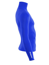 Two Bare Feet Adults Long Sleeve Rash Vest (Blue)