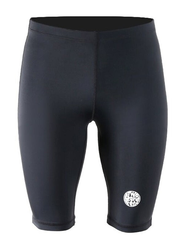 Two Bare Feet Mens Lycra Swimming Shorts (Black)