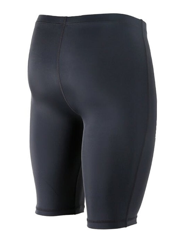 Two Bare Feet Mens Lycra Swimming Shorts (Black)