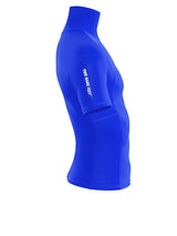 Two Bare Feet Adults Short Sleeve Rash Vest (Blue)
