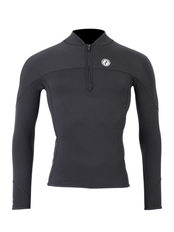 Two Bare Feet Mens Thermal Quarter Zip Watersports Fleece