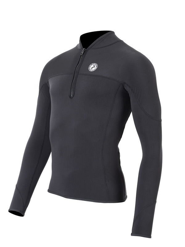 Two Bare Feet Mens Thermal Quarter Zip Watersports Fleece