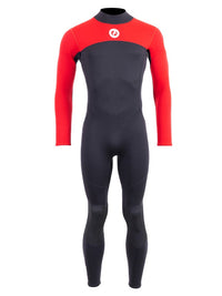 Two Bare Feet Thunderclap 2.5mm Mens Wetsuit (Red / Black)