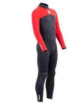 Two Bare Feet Thunderclap 2.5mm Mens Wetsuit (Red / Black)