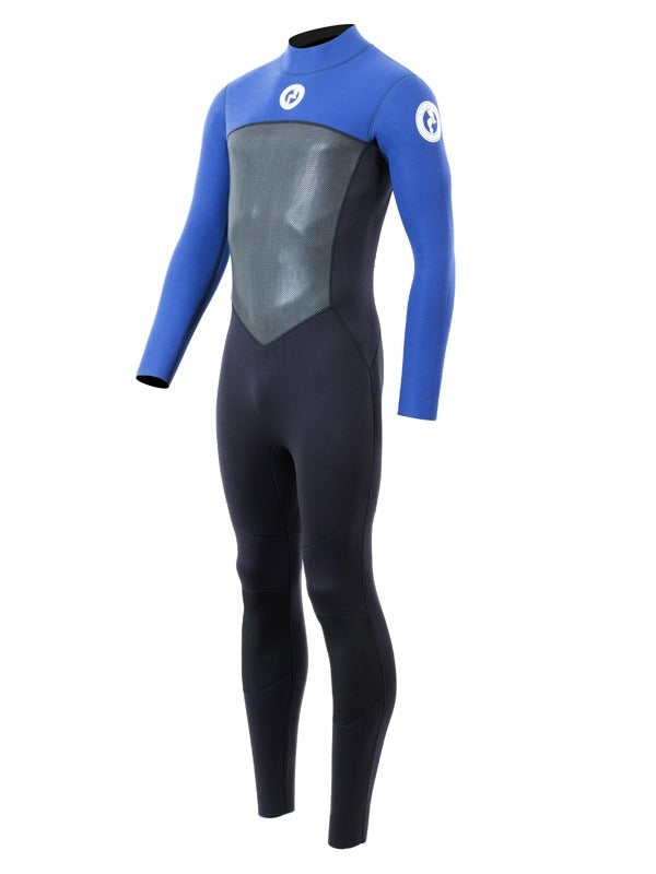 Two Bare Feet Thunderclap Pro 3/2mm Mens Wetsuit (Black/Blue)