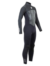 Two Bare Feet Thunderclap Pro 3/2mm Mens Wetsuit (Black/Dark Grey)