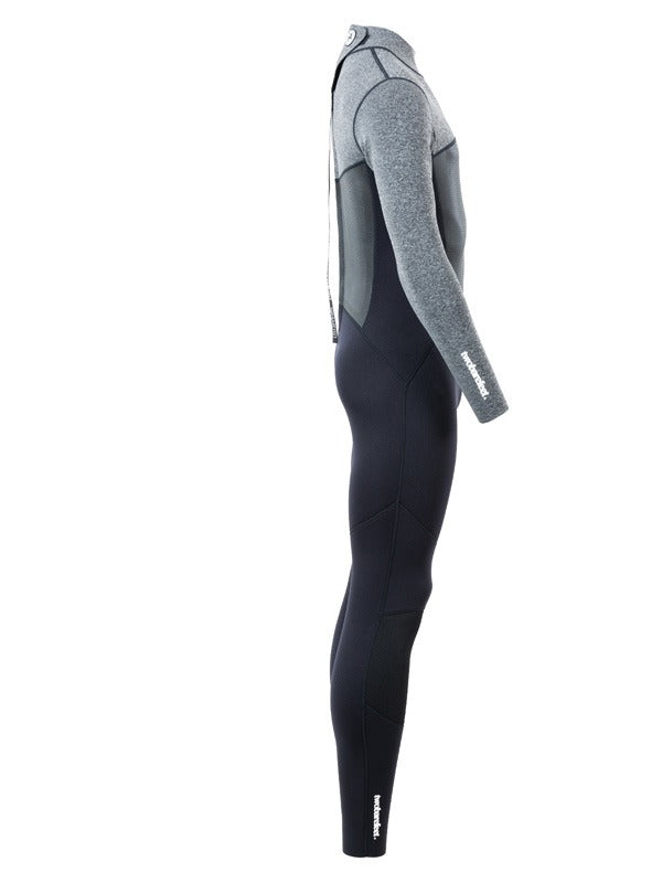 Two Bare Feet Thunderclap Pro 3/2mm Mens Wetsuit (Black/Delta Grey)