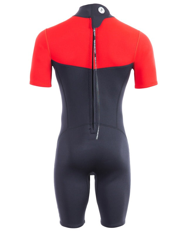 Two Bare Feet Thunderclap 2.5mm Mens Shorty Wetsuit (Red / Black)