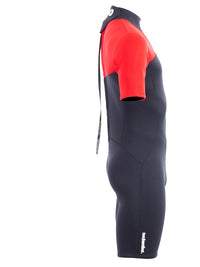 Two Bare Feet Thunderclap 2.5mm Mens Shorty Wetsuit (Red / Black)