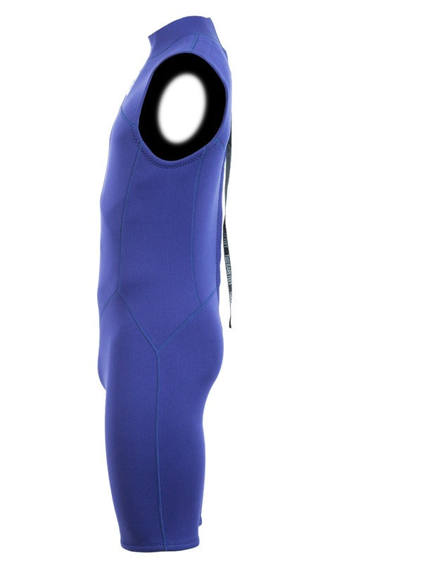 Two Bare Feet Thunderclap 2.5mm Mens Sleeveless Shorty Wetsuit (Navy)