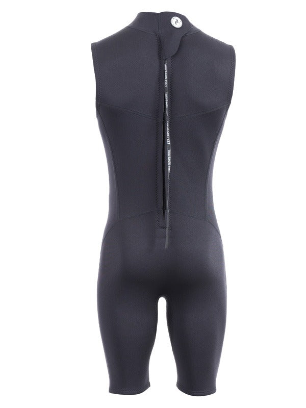 Two Bare Feet Thunderclap 2.5mm Mens Sleeveless Shorty Wetsuit (Black)