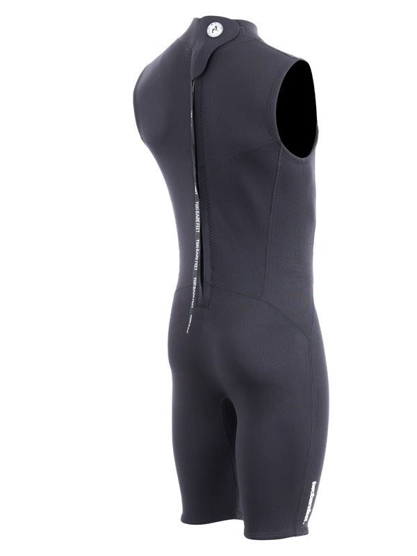 Two Bare Feet Thunderclap 2.5mm Mens Sleeveless Shorty Wetsuit (Black)