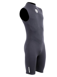 Two Bare Feet Thunderclap 2.5mm Mens Sleeveless Shorty Wetsuit (Black)