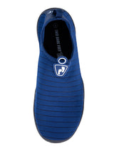 Two Bare Feet Slip On Junior Aqua Shoes (Navy)