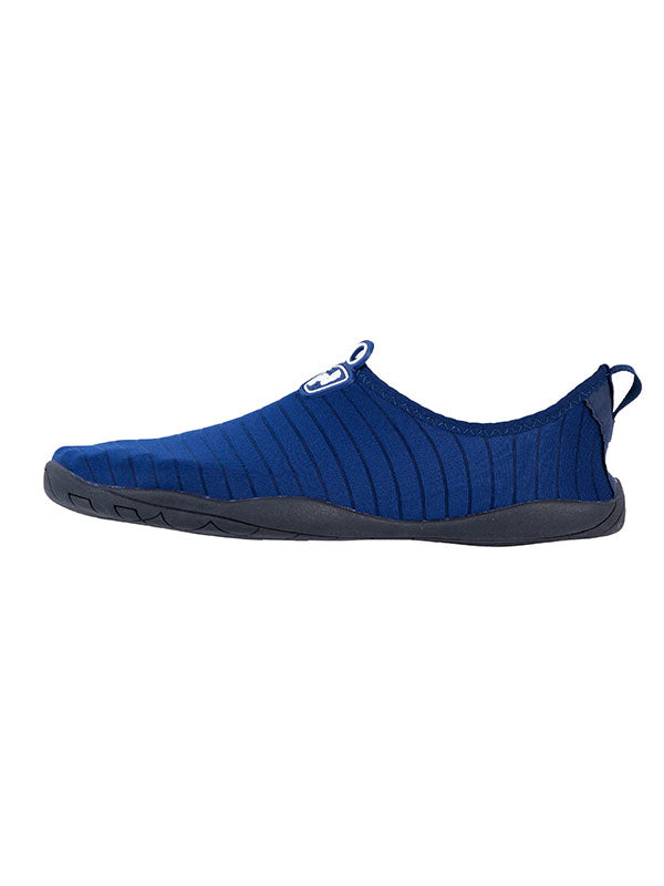 Two Bare Feet Slip On Junior Aqua Shoes (Navy)