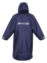 Two Bare Feet Weatherproof Changing Robe with Changing Mat (Navy/Grey)