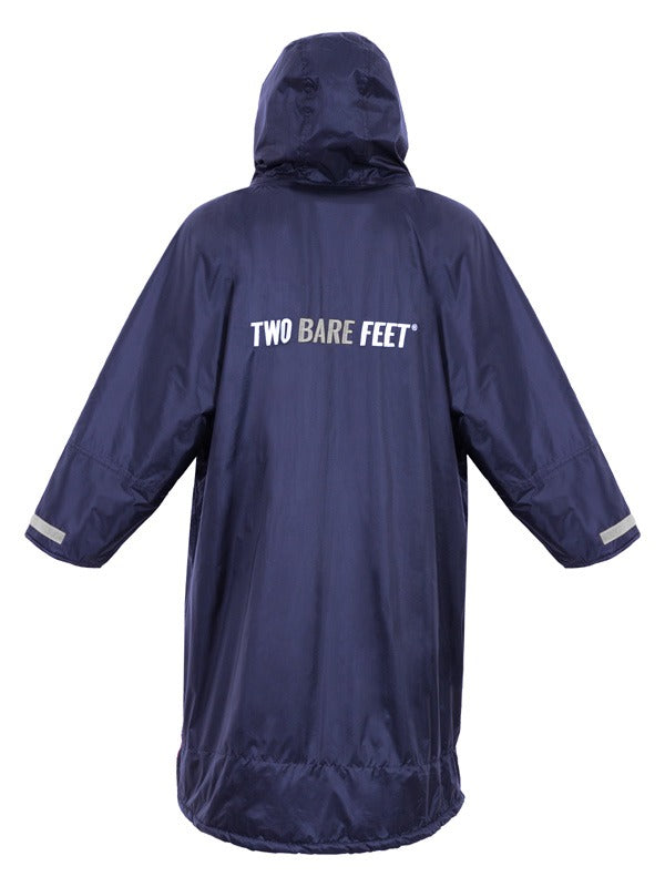 Two Bare Feet Weatherproof Changing Robe with Changing Mat (Navy/Grey)