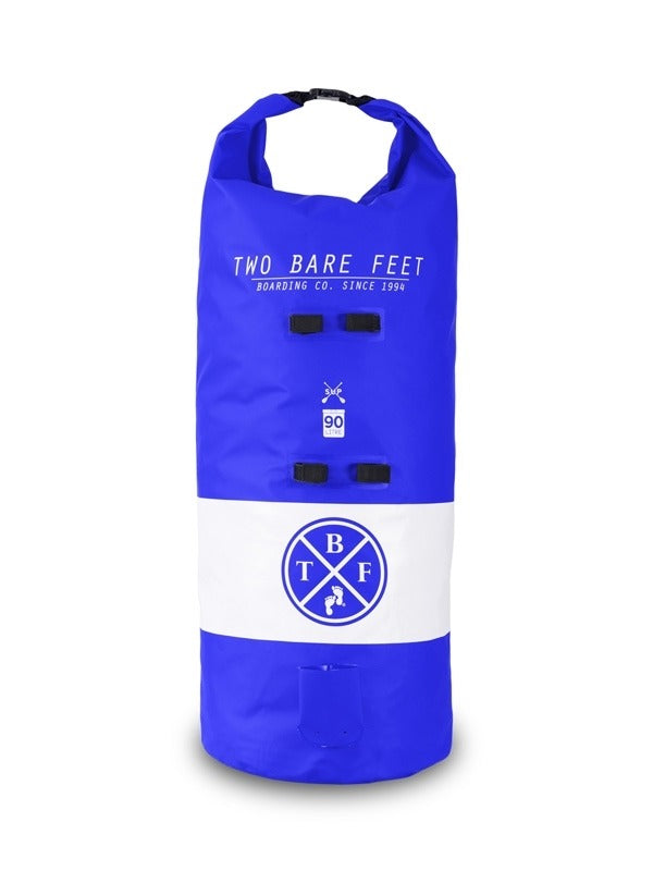 Two Bare Feet 90 Litre Waterproof Dry Bag / SUP Carry Bag (Navy)