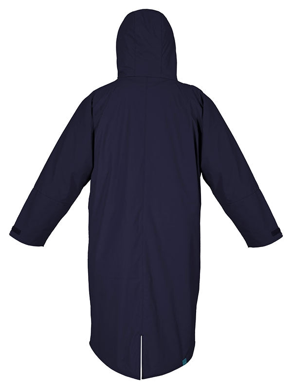 Kids Elemental Waterproof Lightweight Slimline Changing Robe (Navy/Sea Green)