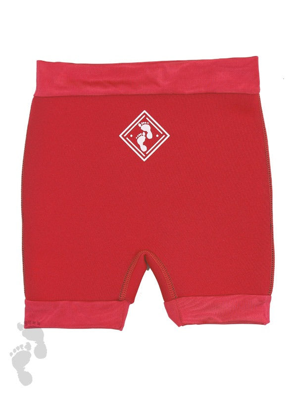 Two Bare Feet Reusable Neoprene Swimming Nappy (Red)