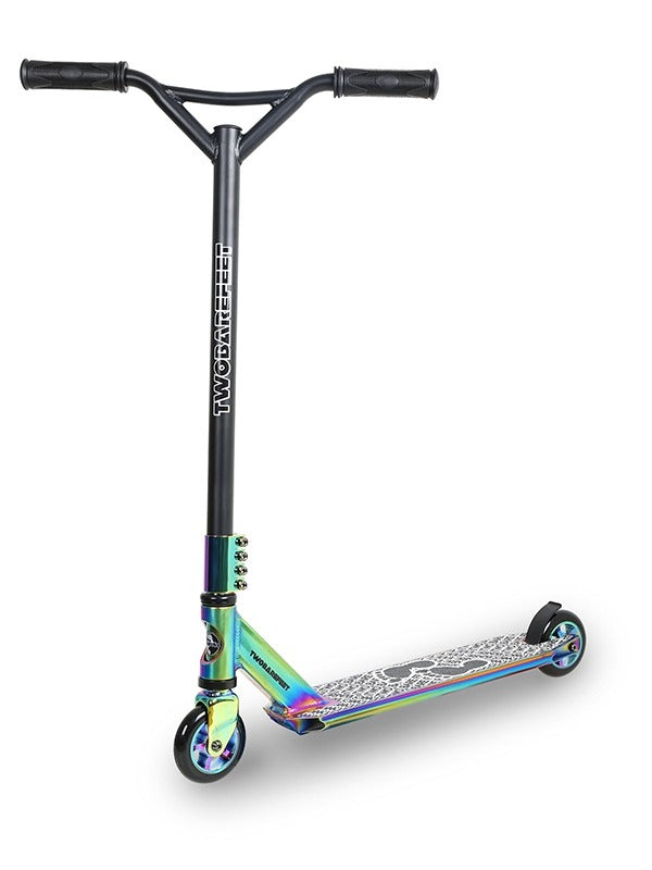 Two Bare Feet Logo Model Stunt Scooter (Neochrome)
