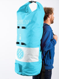 Two Bare Feet 90 Litre Waterproof Dry Bag / SUP Carry Bag (Bright Aqua)
