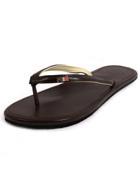 Two Bare Feet Olivia Ladies Sandals (Brown / Brown)