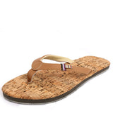 Two Bare Feet Olivia Ladies Sandals (Tan / Cork)