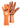 Two Bare Feet 2.5mm Neoprene Cold Water Long Cuff Swim Gloves (Orange)