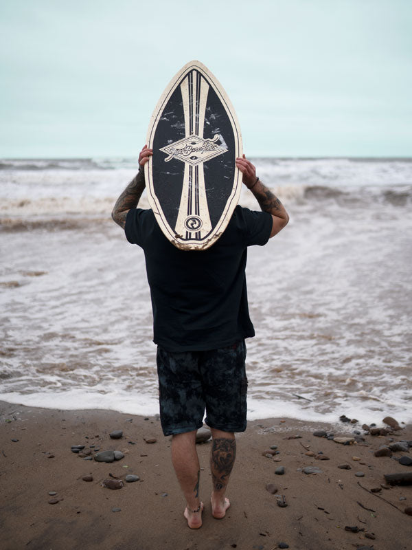 Two Bare Feet Original Boarding Co 41" Skimboard (Black)