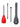 Two Bare Feet 3 Piece Fibreglass Hybrid SUP Paddle & Bag Package (Red)