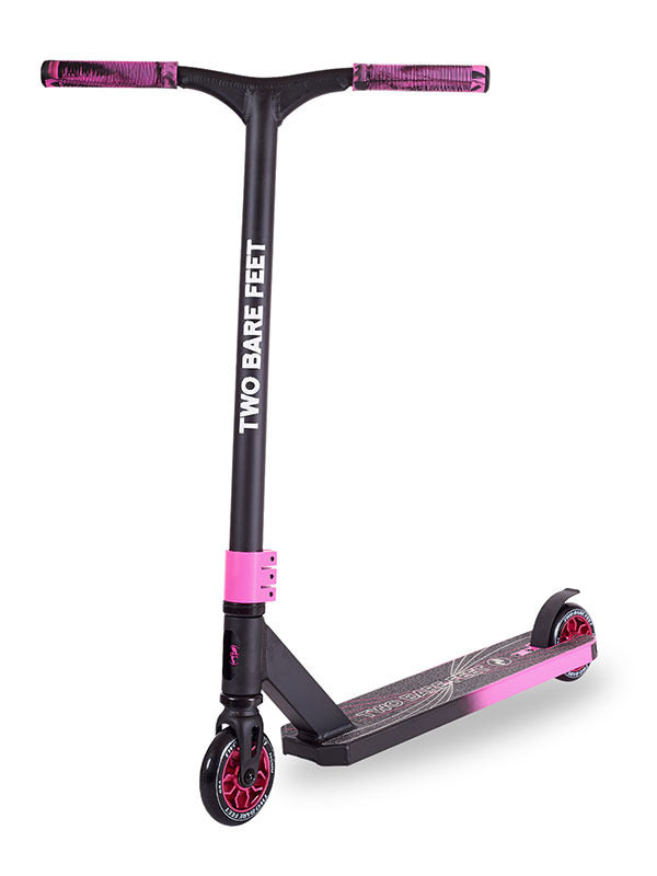 Two Bare Feet Chaos Stunt Scooter (Black/Pink)