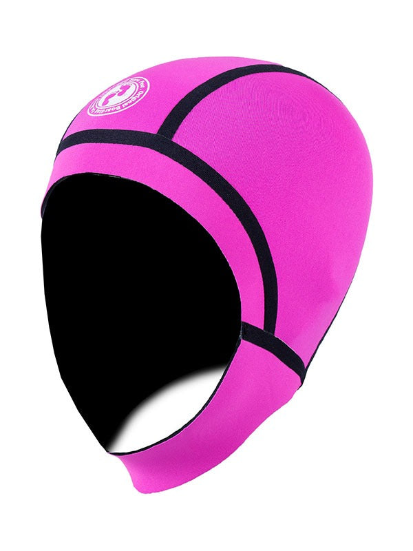 Two Bare Feet 2.5mm Neoprene Cold Water Chinstrap Swim Cap (Pink)