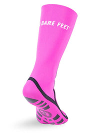 Two Bare Feet 2.5mm Neoprene Cold Water Long Swim Socks (Pink)