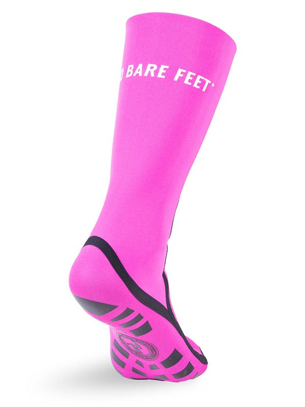 Two Bare Feet 2.5mm Neoprene Cold Water Long Swim Socks (Pink)